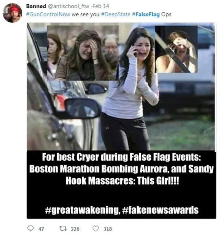 What is the crisis actors conspiracy theory?
