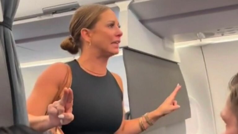 ‘Viral Plane Lady’ Tiffany Gomas embraces her ‘not real’ moment: ‘I’m able to laugh at it’