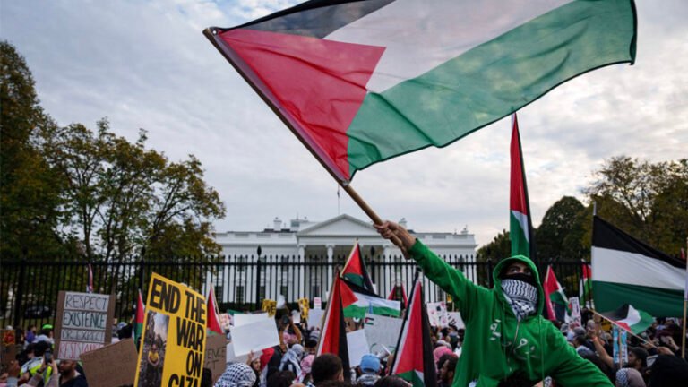 Pro-Palestinian mob descends on White House, destroys fencing and monuments as Biden regime decries Islamophobia – Sunday Night Live