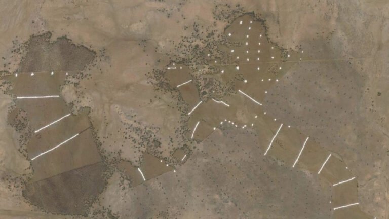 Strange dots appear in Australia’s outback, sparking alien conspiracy theories, but opinions are divided