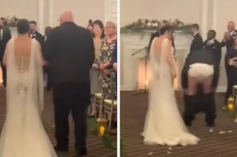 Bride Recalls Moment 74-Year-Old Father’s Pants Fell Down While Walking Her Down the Aisle
