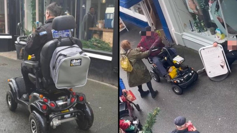 Pensioner uses mobility scooter to mow down man who ‘purchased the last pasty’