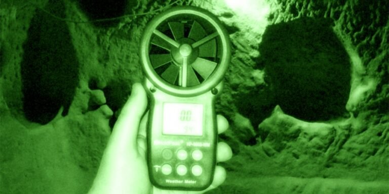 Ghost Hunting With An Anemometer For Wind Speed Detection