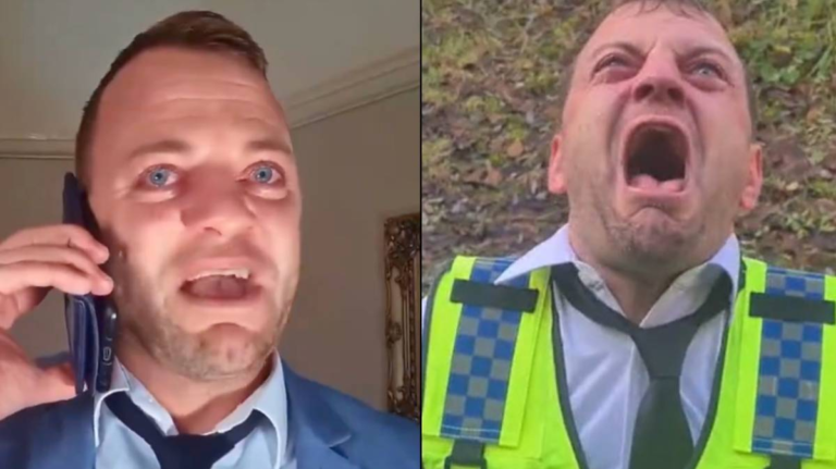 Man behind ‘British Cop Screaming’ TikTok meme reveals why he does it