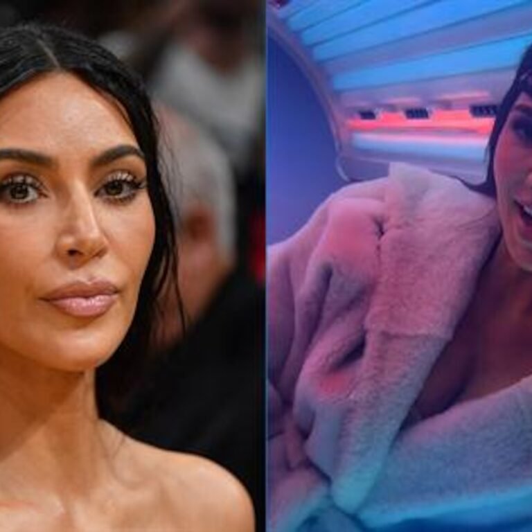 Why Kim Kardashian Is Defending Her Use of Tanning Beds