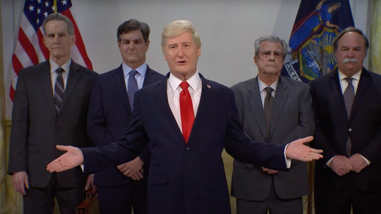 SNL mocks the lawsuits and Trump’s 2024 campaign in its first cold open of the year