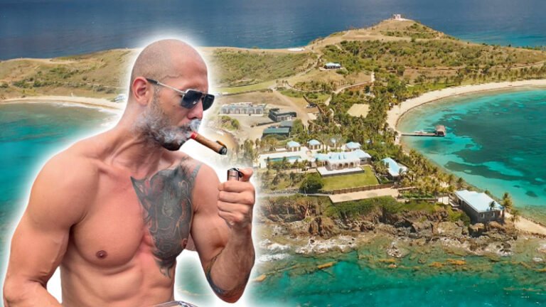 Andrew Tate offers to buy Epstein Island to send a message