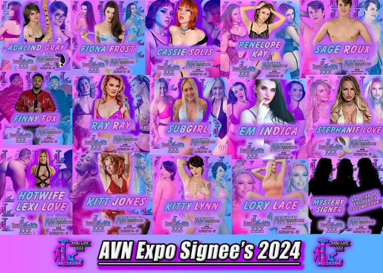.@ReaLifeTripleX Announces Official Signing Schedule for AVN Adult Entertainment Expo