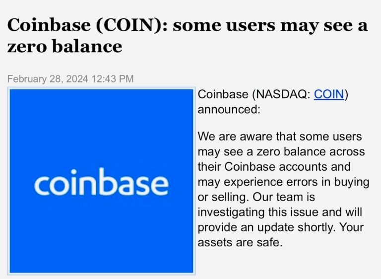 Breaking News! Coinbase Is Showing alt=