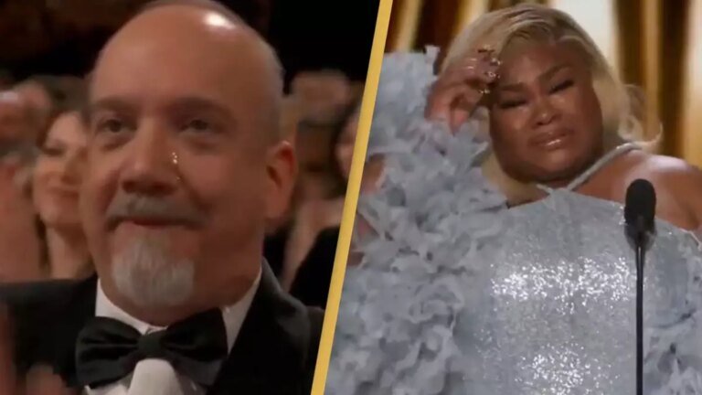 Paul Giamatti praised for crying during Da’Vine Joy Randolph’s speech in heartwarming Oscars moment