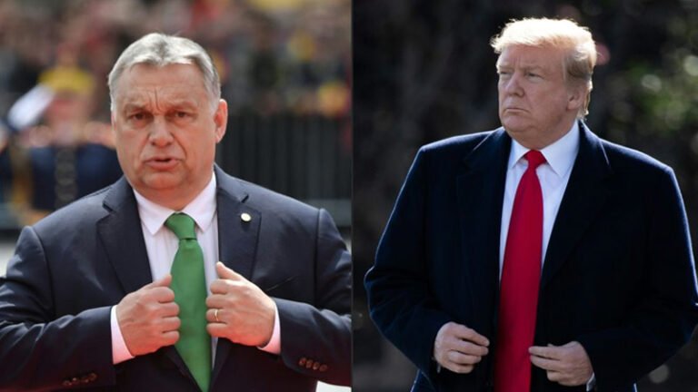 Hungarian Prime Minister Orban visits former US President Trump at his estate in Florida