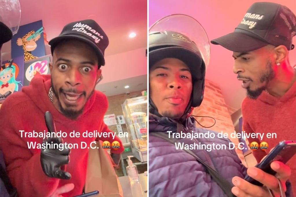 DC Canna Coffee Owner Greg Harris Slams Uber Eats Driver for 'Learning English' in Viral TikTok Before Health Officials Shut Down the Store