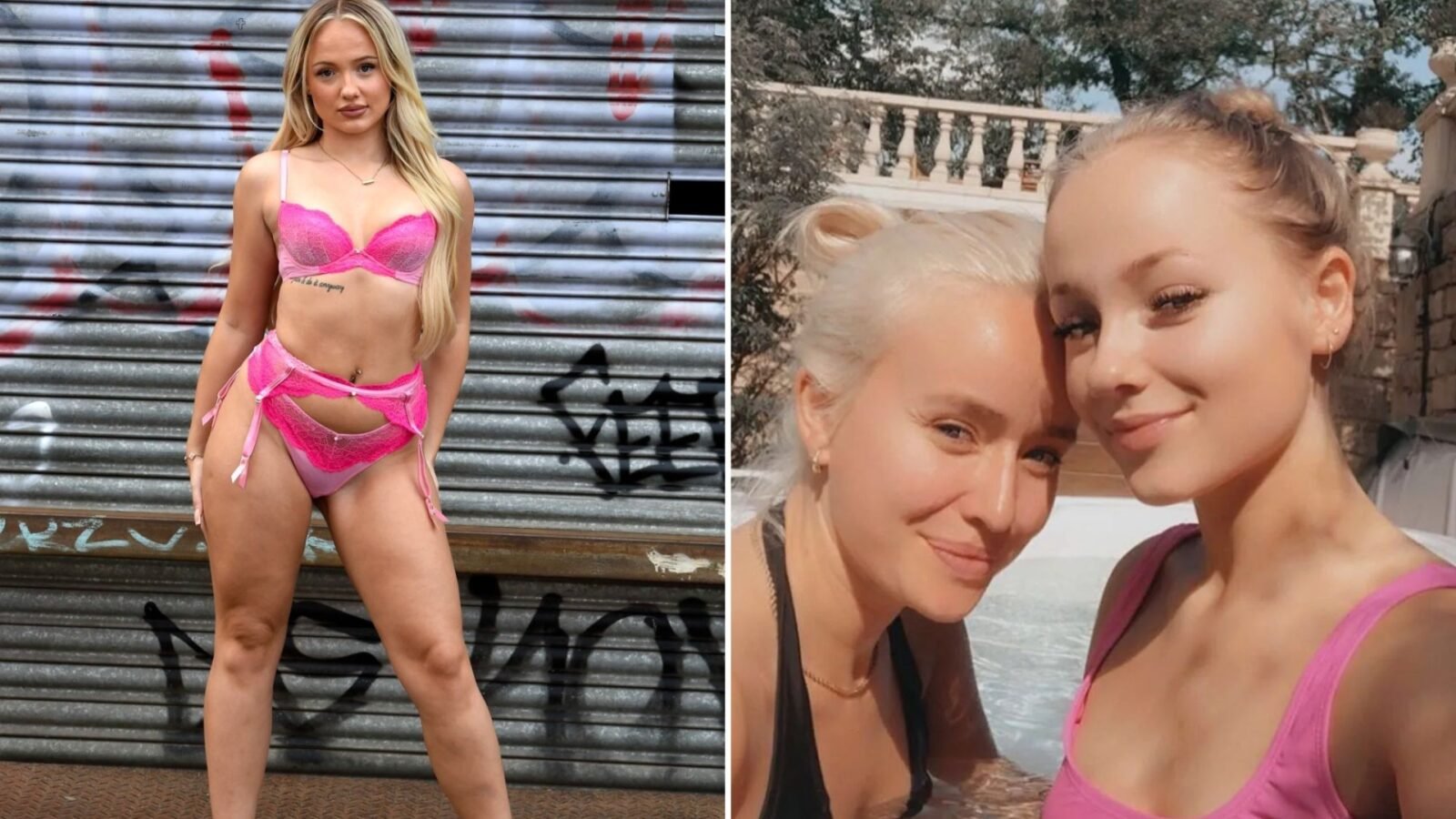 Emmerdale star Sammy Winward's daughter Mia poses in underwear after revealing her mother disowned her