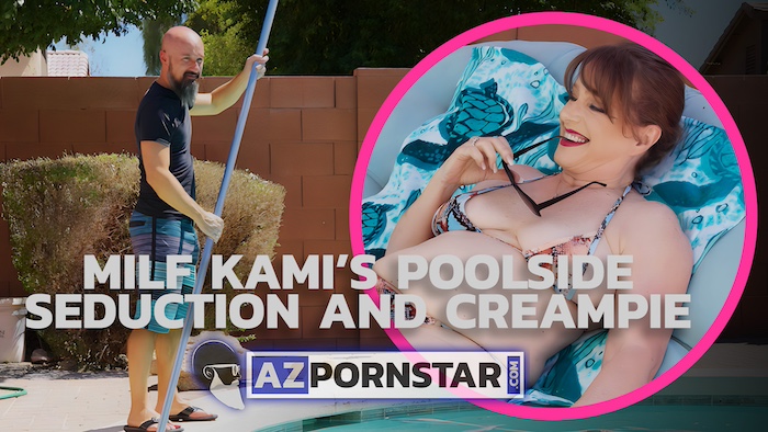 Kami stars in the latest swimming pool production from AZ Pornstar