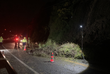 Landslide blocks part of Dunedin highway