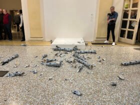 Man destroys Ai Weiwei sculpture in Italy