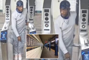 Maniac senselessly pushes woman (62) onto New York subway tracks after demanding a lighter: police