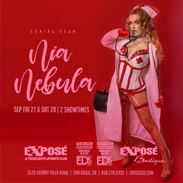 NIA NEBULA IN EXPOSÉ GENTLEMEN'S CLUB SAN DIEGO