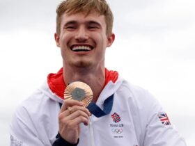 Olympic divers Jack Laugher and Noah Williams show off medals in X-rated snap as they pose naked on OnlyFans