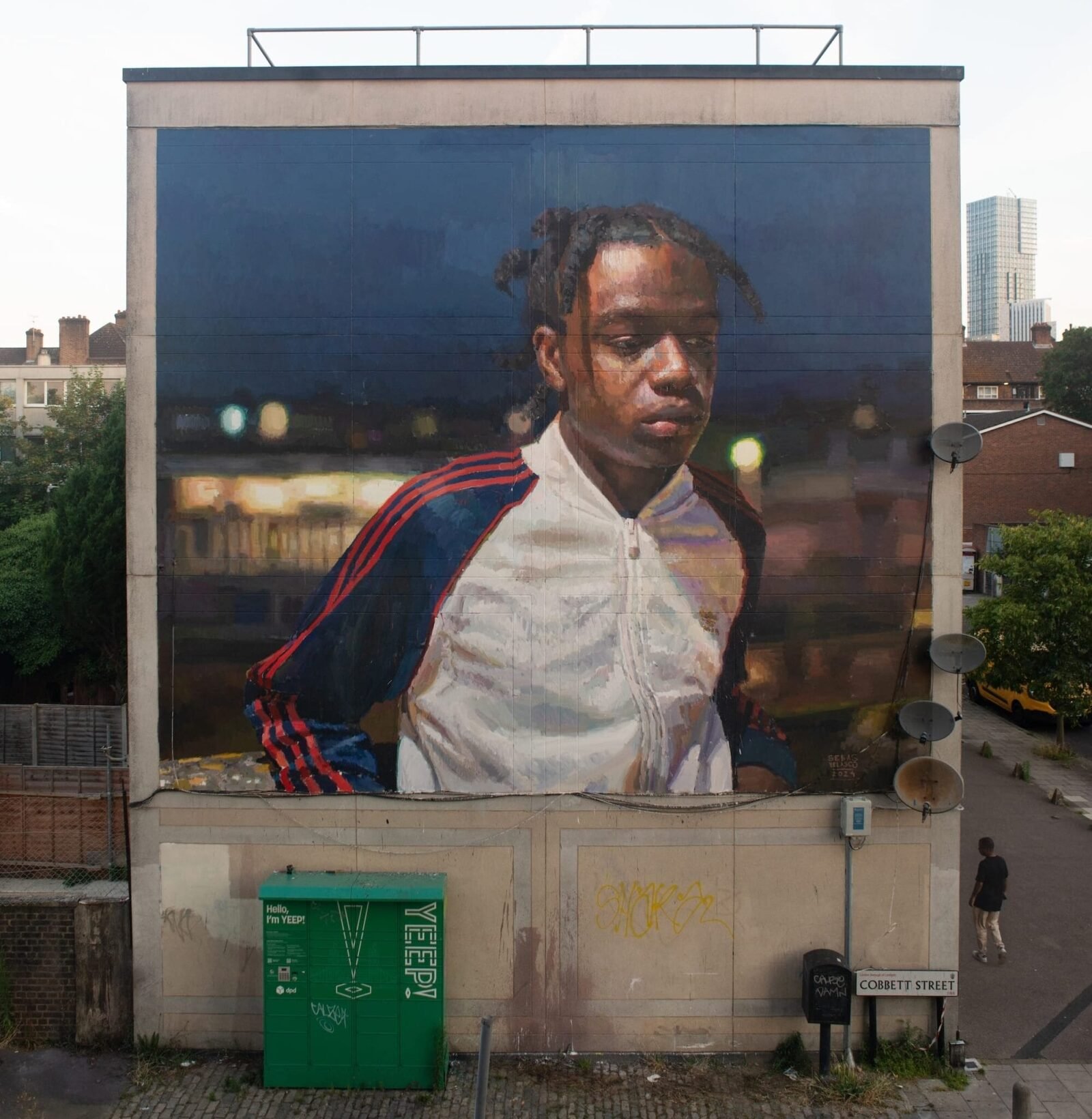 Sebas Velasco reflects the spirit of Brixton for the London Mural Festival - Colossal