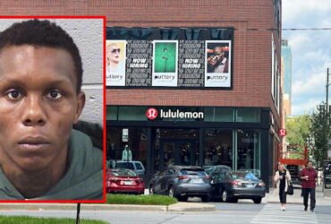 Serial Lululemon robber charged after police recognized his White Sox tattoo on surveillance video