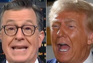 Stephen Colbert Spots Trump's 'Weird' Response Health Question