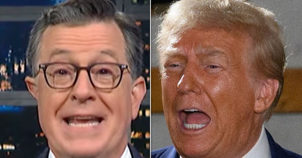 Stephen Colbert Spots Trump's 'Weird' Response Health Question