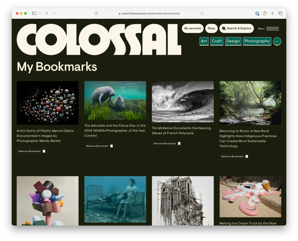 Want to save a colossal item for later? Bookmarking is here – colossal