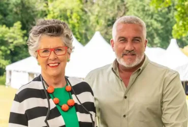 Bake Off Paul Hollywood and Prue Leith