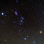 The constellation Orion in the night sky.