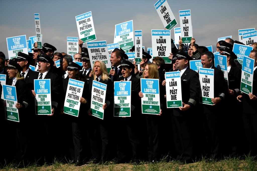 Frontier Airlines pilots vote to strike if necessary