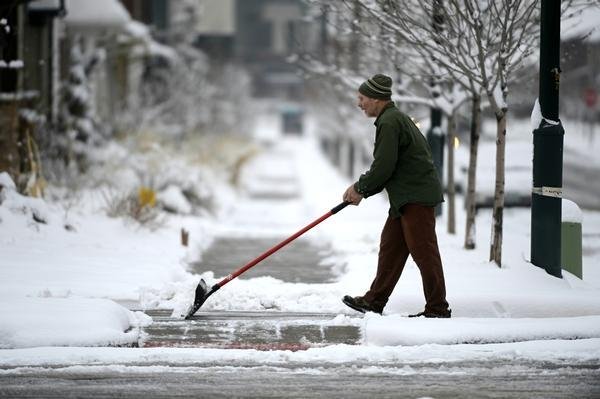 How much snow for Denver, Colorado's mountains is in the forecast?