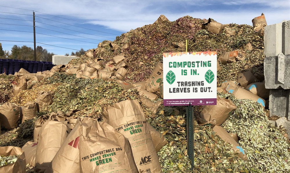 How to recycle dead leaves and rotting pumpkins in Denver