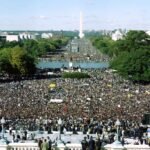 October 16, Black men gather for the Million Man March