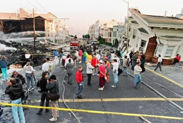 October 17, Loma Prieta earthquake strikes California