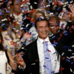 October 7, Arnold Schwarzenegger elected California governor