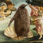 Pesto the penguin waddles into the canon of art history