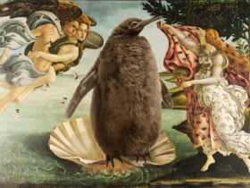 Pesto the penguin waddles into the canon of art history