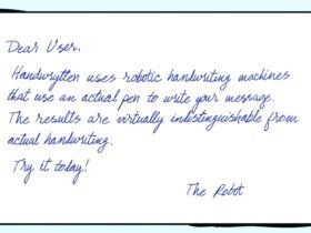 Real Estate Handwritten Notes Samples