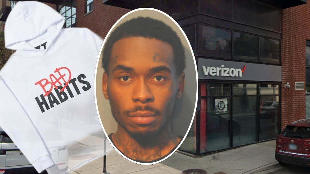 A Chicago man gets 18 years for robbing a Verizon store while on parole for robbing a T-Mobile