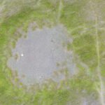 A massive pond and earthen channels used by Maya people to catch fish