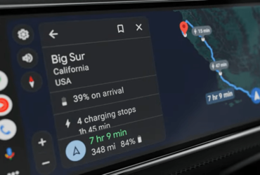 Android Auto elbilsbatteri