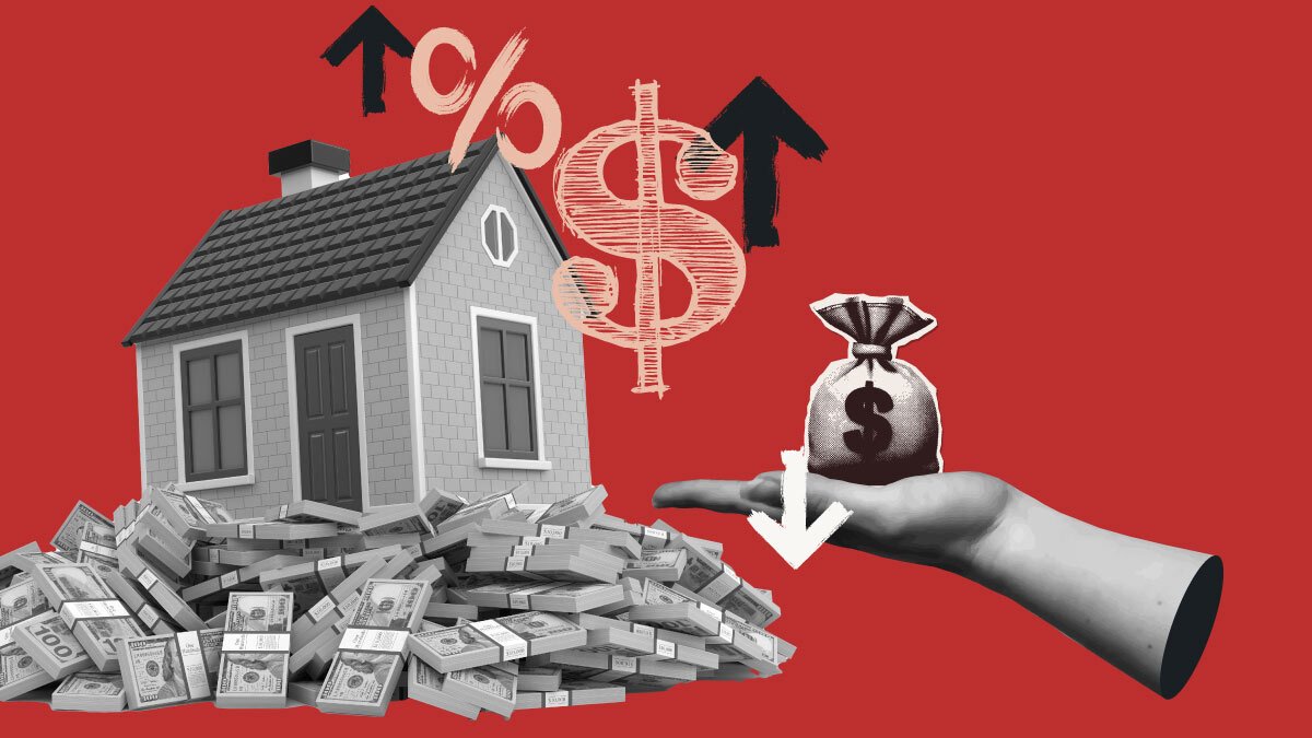 Buying a house is becoming less and less affordable