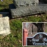 Fired cemetery workers hijack truck and mow down 170 gravestones in wild cemetery disaster