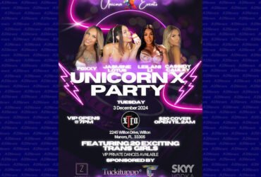 Leilani Li hosts Unicorn X Party at Club Xtra in Florida