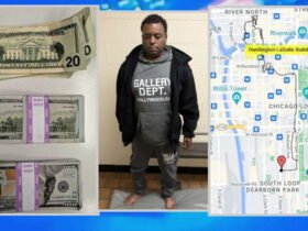 Loop bank robber took cash with GPS tracker, FBI says; "I did it."