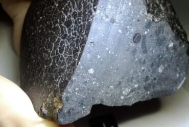 Meteorite crystals show evidence of hot water on ancient Mars