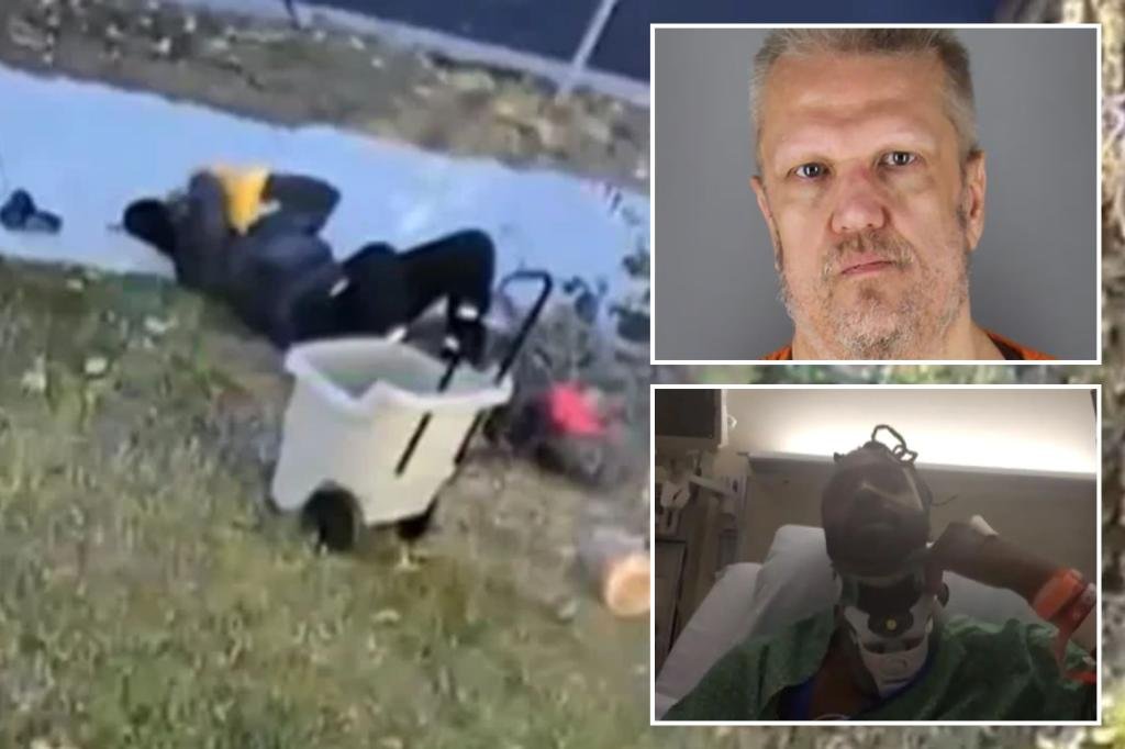 Minnesota man Davis Moturi was allegedly shot in the neck while doing yard work for a neighbor amid a yearslong dispute