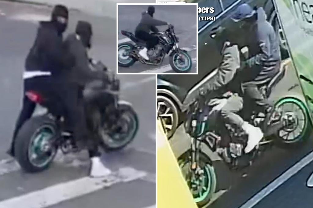 Motorcycle-riding couple with guns steals jewelry worth more than $25,000 during series of robberies in New York: police