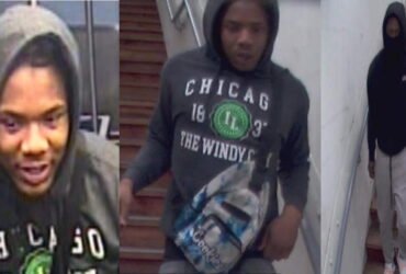 Police are searching for two men who tried to rob Red Line passengers on the North Side